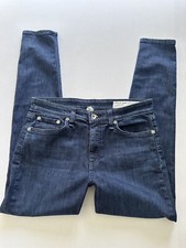 Rag & Bone Jeans Women's 27 Dark Wash Mid Rise Skinny Cate Made in USA