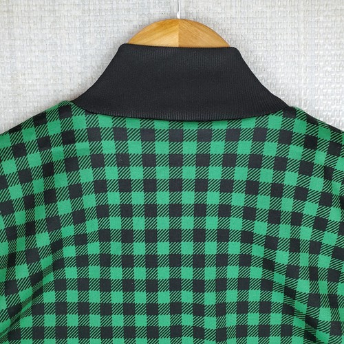 CARHARTT Size XS Mens Green Buffalo Plaid Full Zip Track Warmup Jacket Jogger - Picture 7 of 20