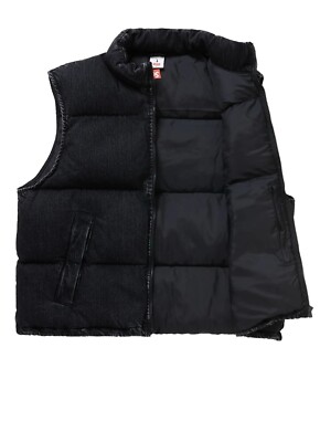 SUPREME®/NIKE® DENIM PUFFER VEST BLACK SIZE M 100% AUTHENTIC SUPREME®/NIKE® DENIM PUFFER VEST BLACK SIZE M 100% AUTHENTIC