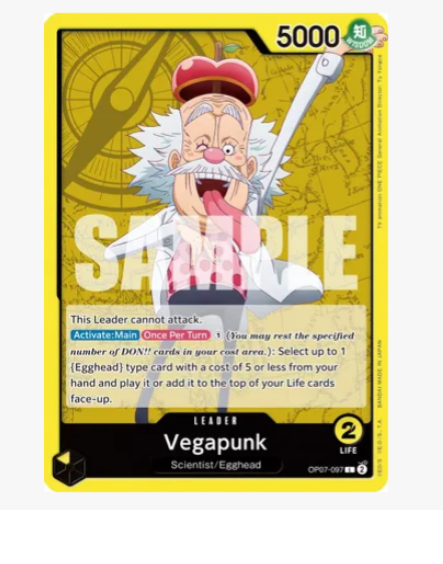 Vegapunk - OP07-097 - L One Piece Card Game | eBay