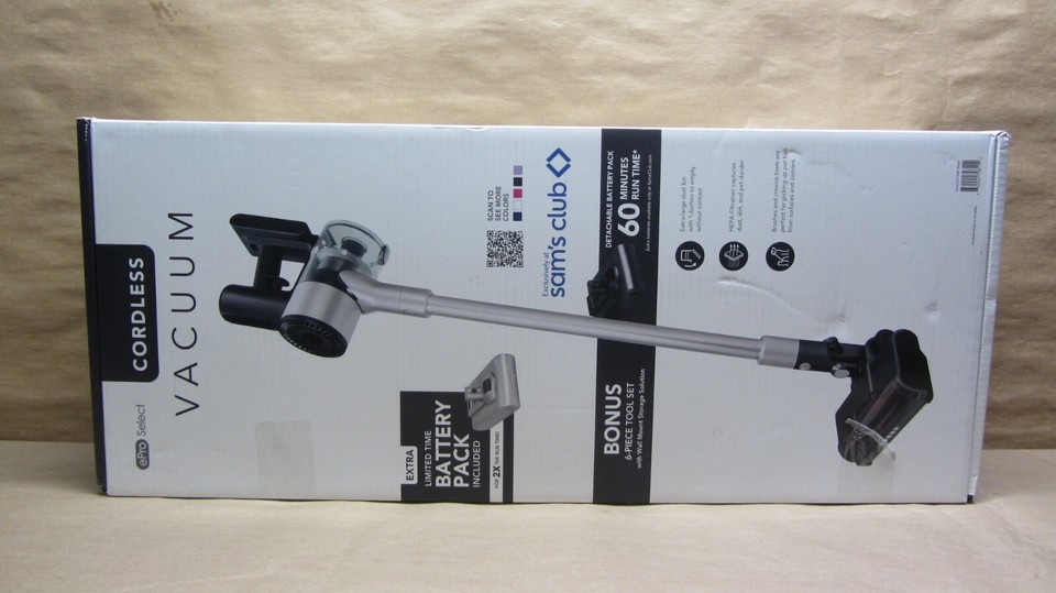 ePro Select Cordless Vacuum with 2 Removable Batteries, Black eBay