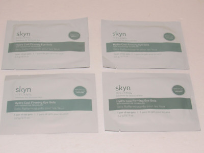 4 Pair Skyn Iceland Hydro Cool Firming Eye Gels Eye Gel Mask Sets SEALED