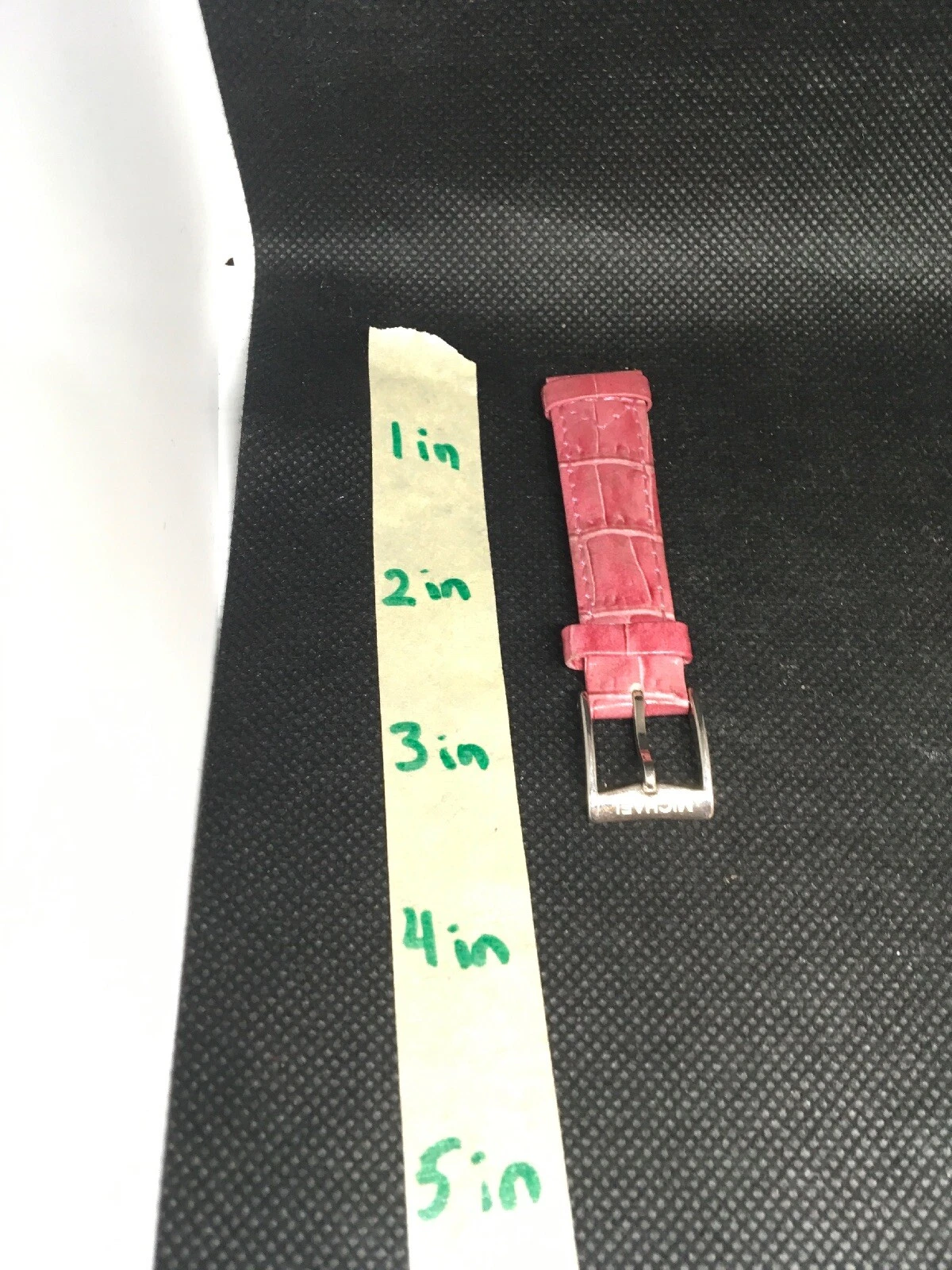 Orologio Michael Kors Vera Pelle Cinturino Parziale Cinturini Bracciale Maglie 16mm R389