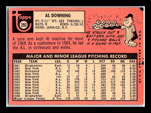 1969 Topps Baseball Cards - You Pick - aaalvins - Picture 45 of 115