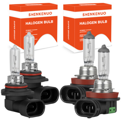 For Honda CR-V 2015-2020 9005+H11 3400K Halogen Headlight Bulb High Low Beam BP