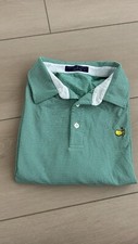 Clubhouse Collection Masters Polo Men's XL Green Striped Short Sleeve Shirt