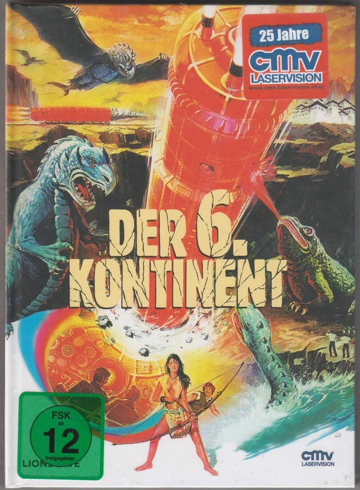 "DER 6. KONTINENT" - Fantasy Klassiker - ltd BLU RAY + DVD MEDIABOOK Cover B OVP - Bild 2 von 3