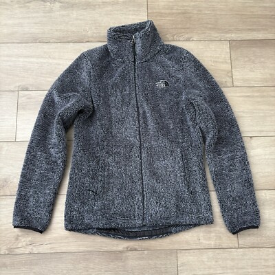 North Face Osito II Womens Full Zip Fleece Jacket Rabbit Gray SZ