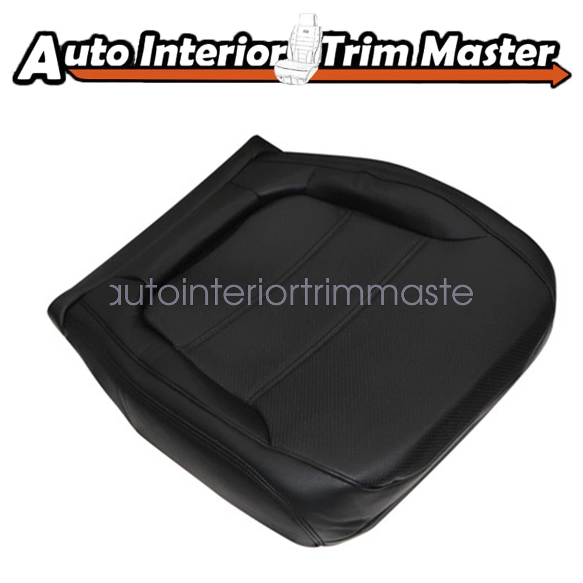 Passenger Bottom Leather Seat Cover Black 2011 2017 Fits
