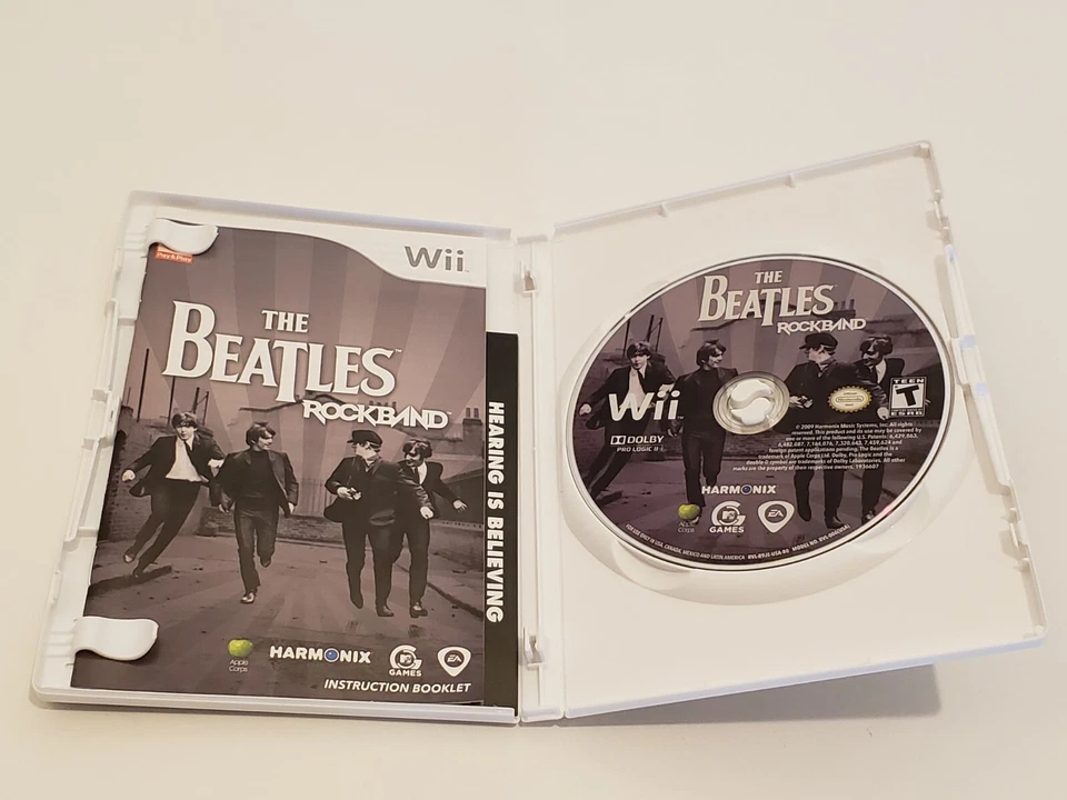 The Beatles: Rock Band Wii Game Complete Case With Manual - Image 4 of 4