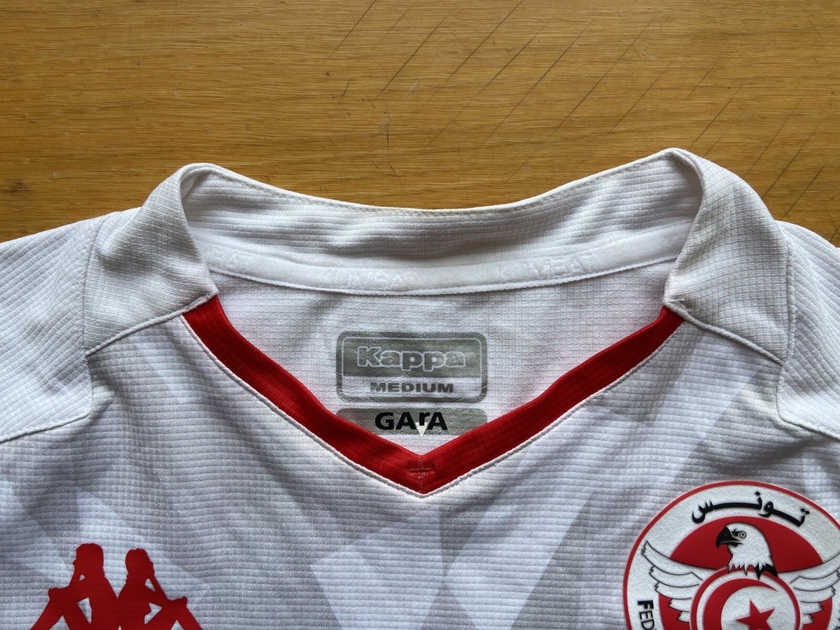 Maillot De Foot Tunisie Équipe Nationale 2020-2021 - Kappa - Blanc - Taille L