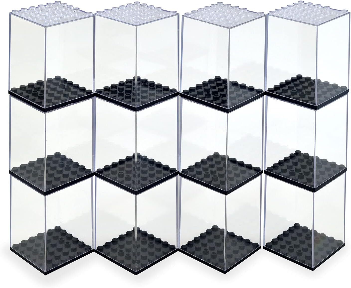 S Acrylic Display Case Action Figure Building Block Display 