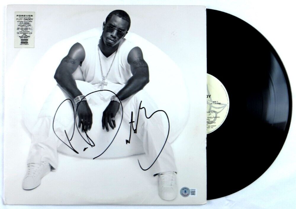 SEAN COMBS P. DIDDY PUFF DADDY SIGNED AUTOGRAPHED 8X10 PHOTO RAP LEGEND BAS  COA