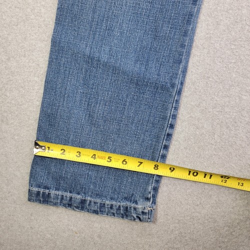 VTG Y2K Southpole Loose Wide Leg Skater Blue Jeans Size Youth 16 - Picture 11 of 13
