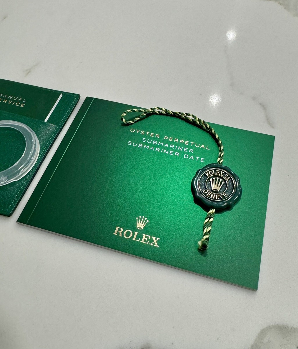 Authentic Rolex Submariner Booklets +Bezel Protector 116610 114060