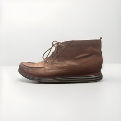 Cole Haan Grand OS Moc II Chukka Men s 11.5M Leather Boot | C26176 Harvest Brown