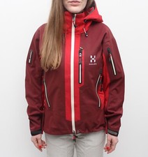 Giacca donna Haglofs GORE-TEX Couloir soft shell con cappuccio zip intera taglia M