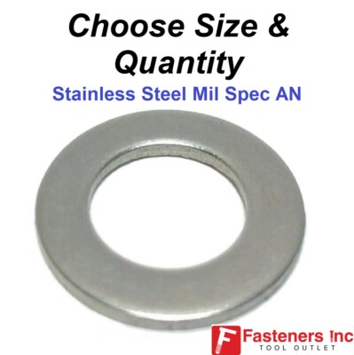 #ad Stainless Steel AN Flat Washer Choose Size amp; Quantity $149.90