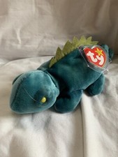 Ty Beanie Baby Iggy the Iguana DOB August 12, 1997 MWMT