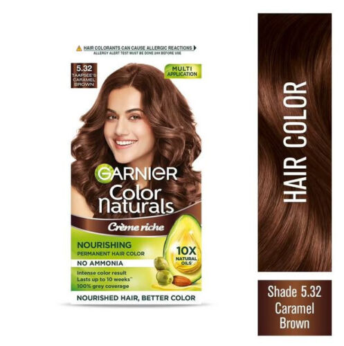 Garnier Color Naturals Rich Crème Hair Color Shade  Caramel Brown 70ml  + 60g | eBay