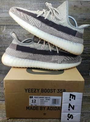 Adidas Yeezy Boost 350 V2 Zyon Grey Black FZ1267 Men Size 12 | eBay