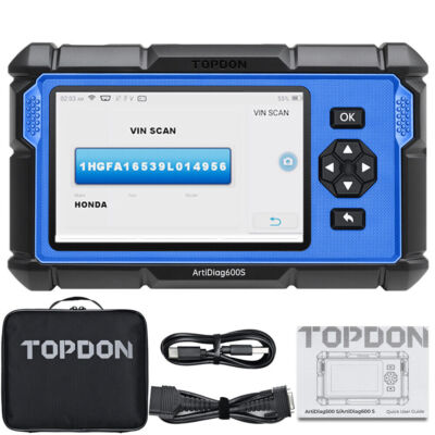 2026 TOPDON AD600S Auto VIN Free Updates 9 Reset Auto Pro Scan Device ABS TPMS