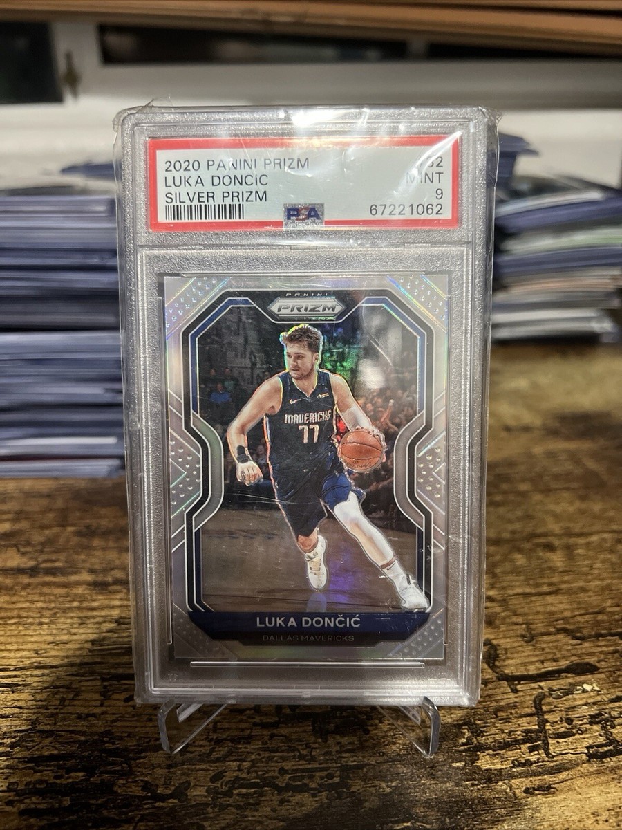 2020-21 Panini Prizm Luka Doncic PSA 9 Silver Dallas Mavericks #32