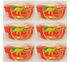 Tom Yum Flavor Instant Noodle Pack of 6 - Mì Gói Tôm Yum Thái Lan 6 hộp
