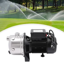 1.2HP Portable Shallow Well Pump, Draining Irrigation Pump for Lawn, Water Pump