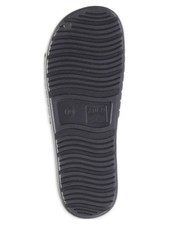  Mens Black Slide Sandals Slip-On 