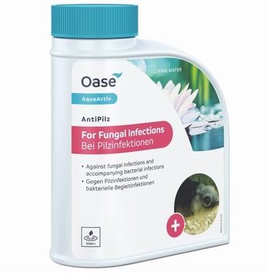 (49,90 EUR/l) Oase AquaActiv AntiPilz 500 ml gegen Pilze Teichmedizin