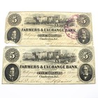 1861 Charleston SC Farmers Exchange Bank Five Dollars Lot of 16 #C858-1 — photo 6