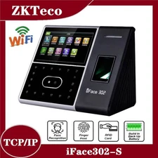 ZKTeco iFace302-S Face Fingerprint Identification Time Attendance Access Control