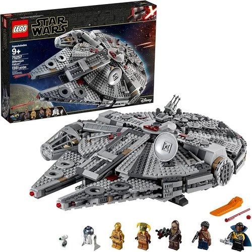 LEGO Star Wars Millennium Falcon 75257 1351pcs Complete Set 6 Minifigures