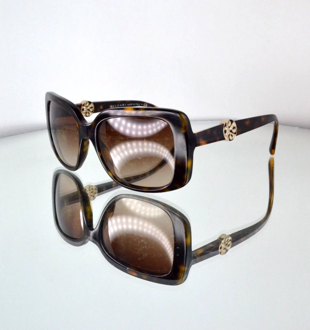 Bvlgari Gold Plastic Frame Sunglasses for Women for sale | eBay display picture 2