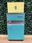 Clean! VTG1960's Deluxe Reading Barbie Doll Dream House Refrigerator & Cabinet