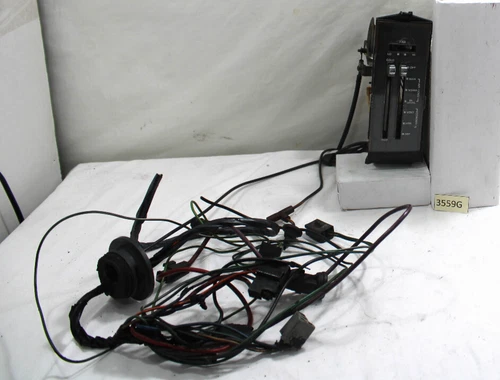 1975-1979 CHEVROLET NOVA SKYLARK HEAT A/C CONTROL WITH CABLE, WIRES (CUT WIRES)