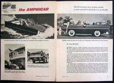 1961 Amphicar Original Tom Mccahill Road Test Pictorial