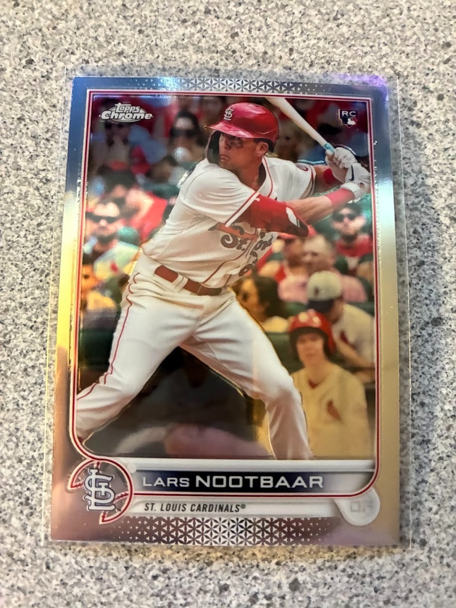 2022 Topps Chrome Lars Nootbaar RC #19 Cardinals