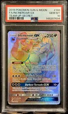 2019 Pokemon S&M Team Up Full Art Secret Incineroar GX PSA 10 #188/181