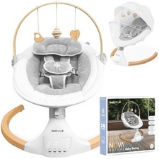 Nova Nature Baby Swing for Newborns Natural Wood Toys Baby Swing
