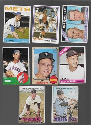 {Bulk-Sale}  40 card  Topps Baseball Lot Fillers Creased Best to Worst