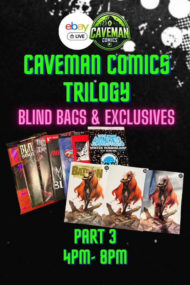 Caveman Comics Trilogy! 3 Shows, 1 Day! Part 3
