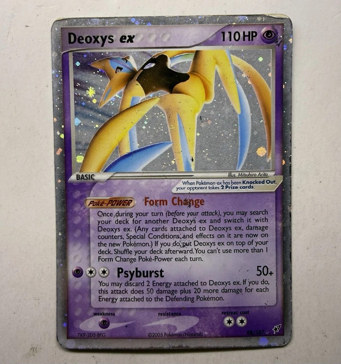 Pokémon TCG EX Deoxys Psychic Ultra Rare Individual Collectible