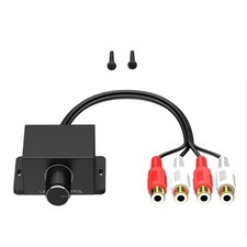Fernbedienung Bassregler RCA Pegelknopf f&uuml;r Auto Audio System Lautst&auml;rkeregler