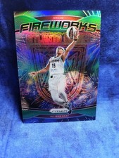 2024 WNBA PRIZM BASKETBALL FIREWORKS GREEN PRIZM #6 ALLISHA GRAY