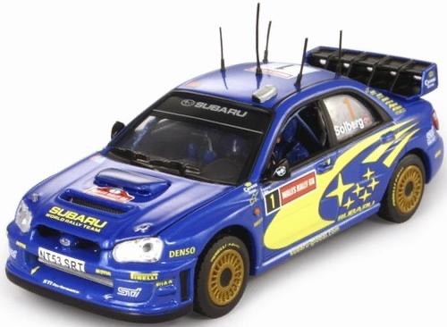 1/43 Vitesse 43111 L/E Subaru Impreza WRC 2004 Wales Rally GB #1 Solberg & Mills