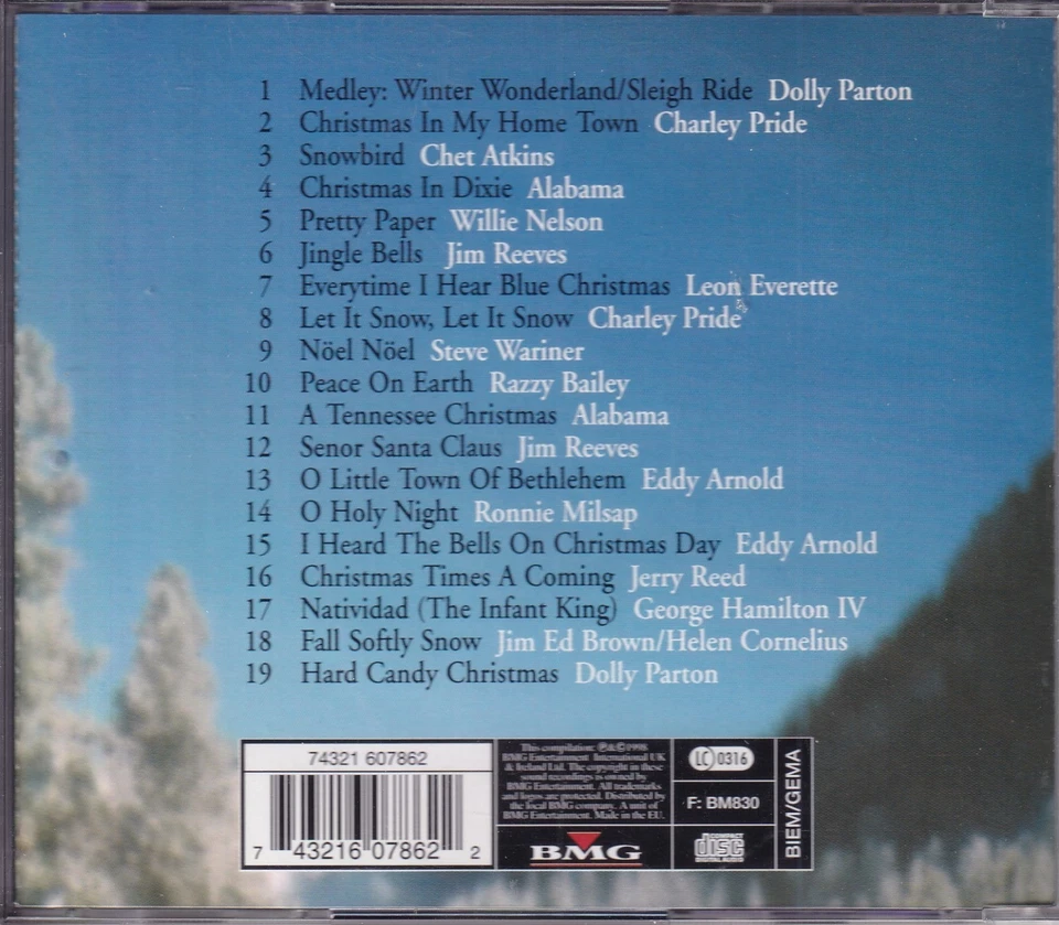 Weihnachten CD SALE Country Christmas 19 Songs Western International Advent Fete - Bild 2 von 4