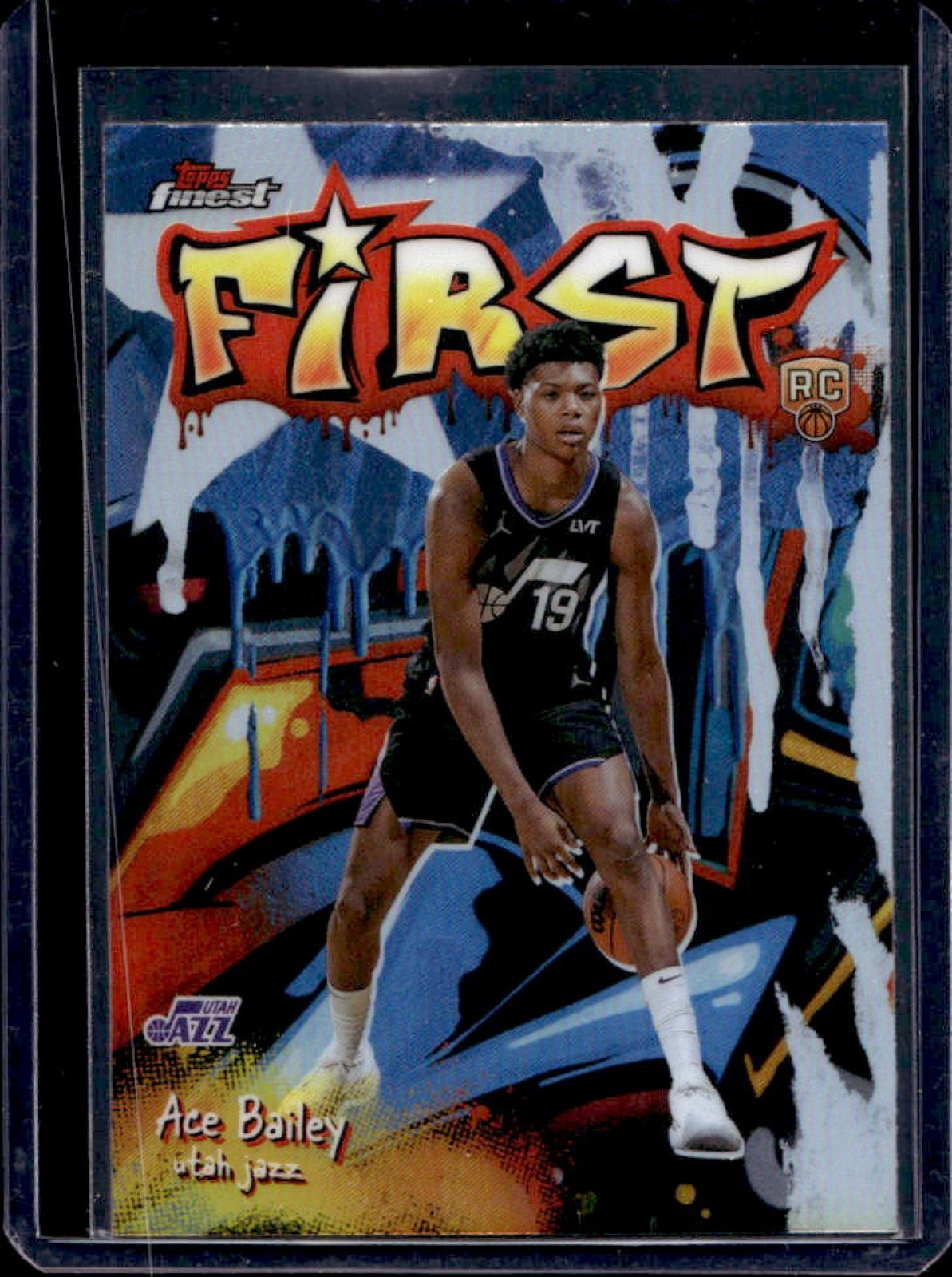 2025-26 Topps Finest Ace Bailey First RC Refractor Rookie #F-5 Jazz