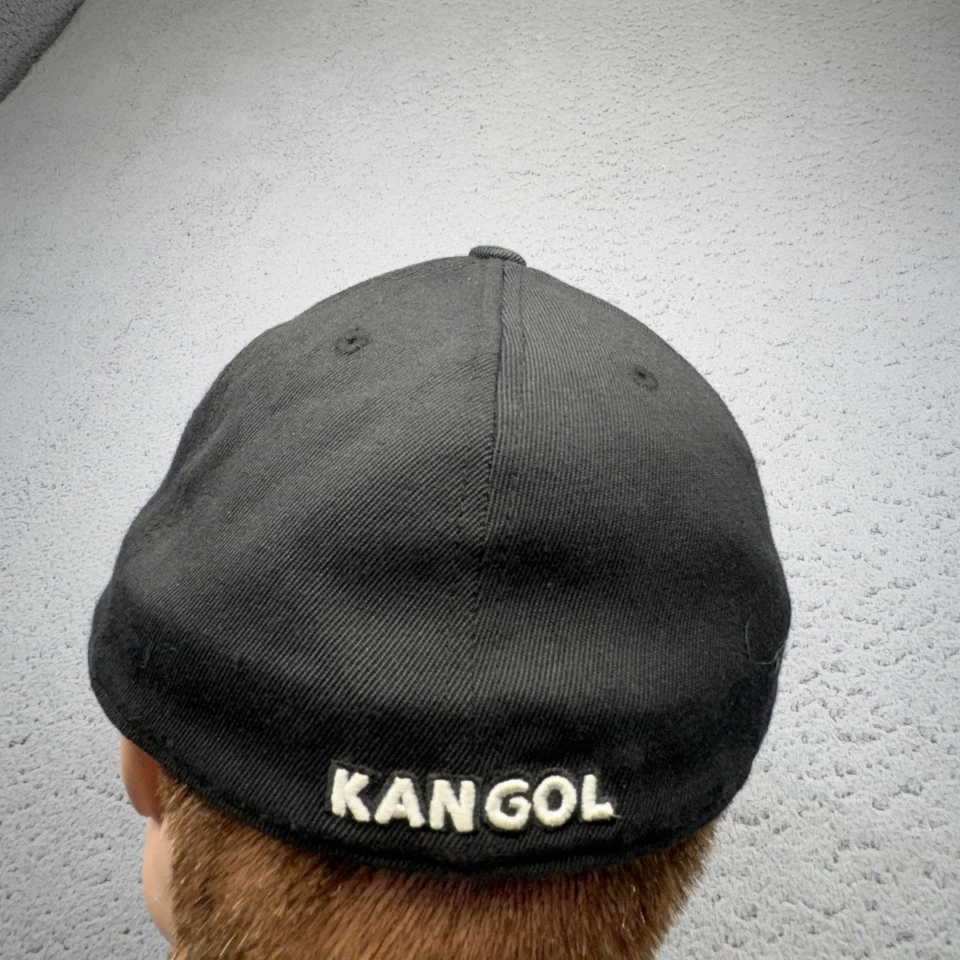 Boné Kangol masculino ajustado médio preto beisebol color block flexfit hip hop - Imagem 2 de 4